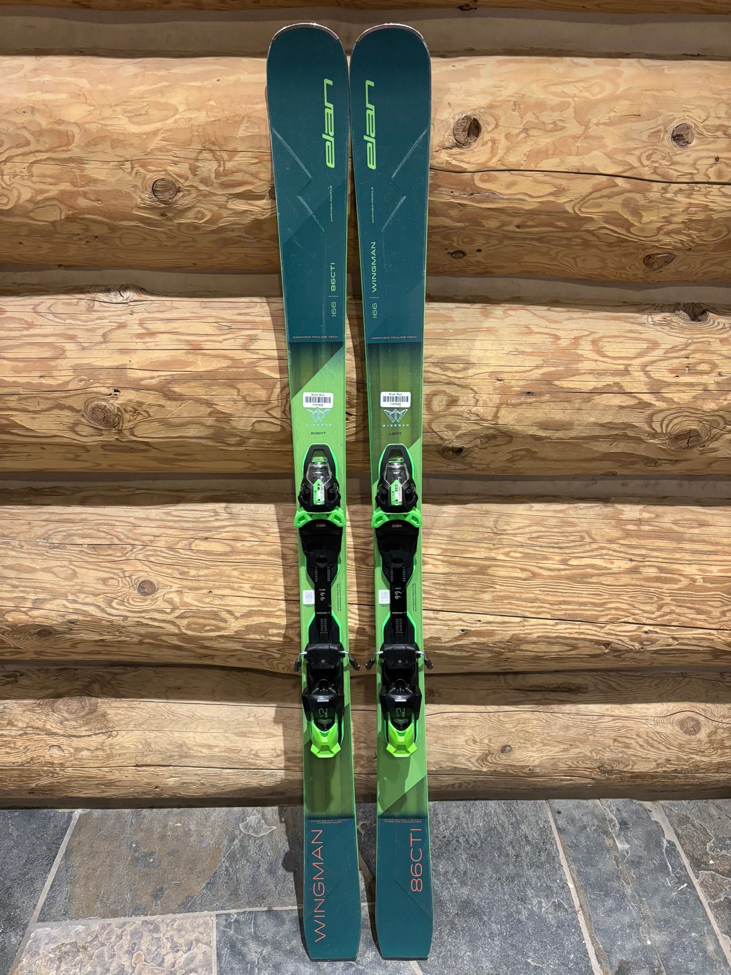 New Elan SLX Plate 165cm Race Skis with Race Plate (Without