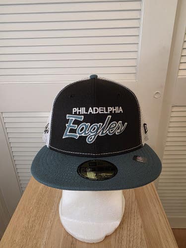 NWS Philadelphia Eagles Meshback New Era 59fifty 7 3/8 NFL