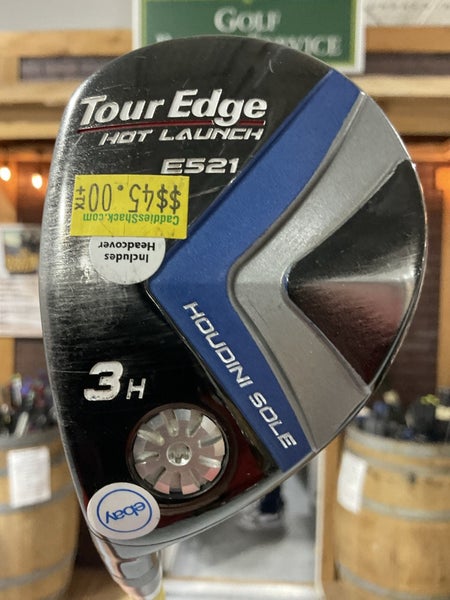 Tour Edge HOT LAUNCH E521 #3 Hybrid 39.5" FUBUKI Senior Flex Graphite Left-Hand