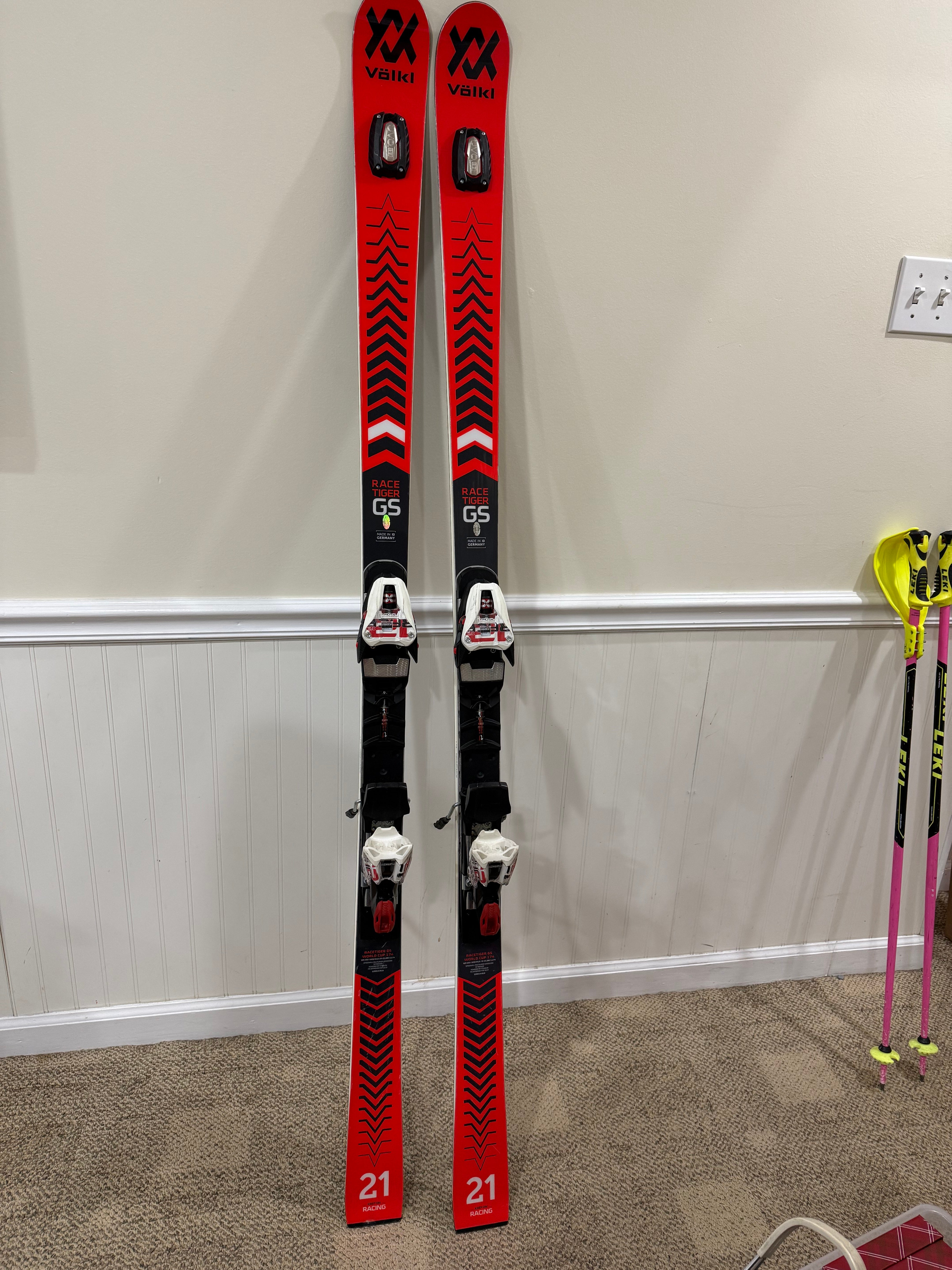 フォルクル　RACETIGER GS 174センチ　GS フォルクル RACETIGER GS 174センチ GS Volkl Racetiger GS Men's Skis