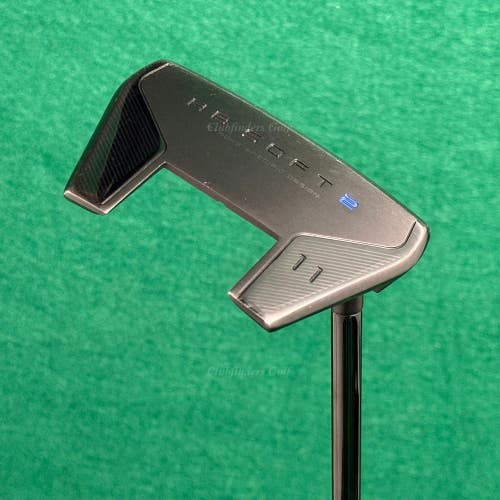 Cleveland HB SOFT 2 Black Milled #11S Slant-Neck 33"Mallet Putter w/ HC
