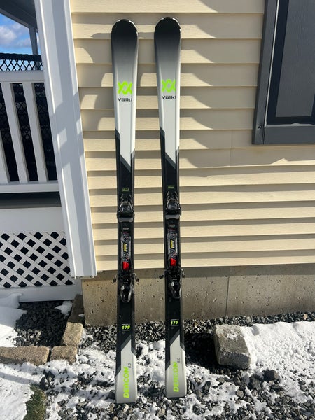 Men's 2023 Volkl 179 cm All Mountain Deacon 8.0 Skis With Bindings Max Din 10 (Used)