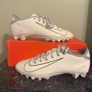 Nike Vapor Carbon Edge Team Cleats White 10