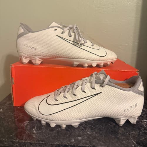 Nike Vapor Carbon Edge Team Cleats White 10