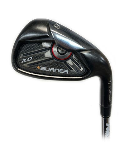 TaylorMade Burner 2.0 Black Single 8 Iron Steel Burner 2.0 85 Stiff Flex