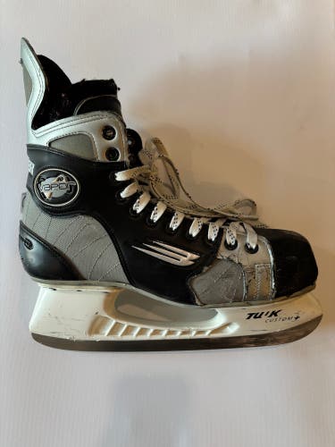 Vintage Pro Stock Bauer Vapor 10 Ice Hockey Skates 9D