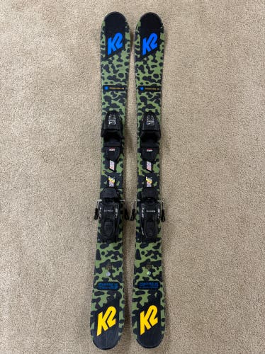 Kid's K2 Poacher 109 cm All Mountain Skis With Bindings (Used)