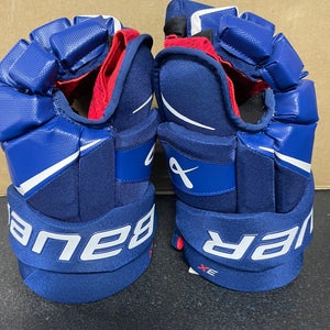 New Bauer Vapor 3X Gloves Blue14"