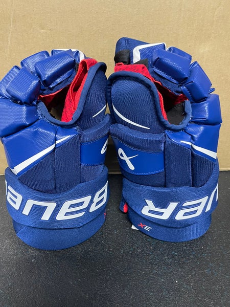 New Bauer Vapor 3X Gloves Blue14"