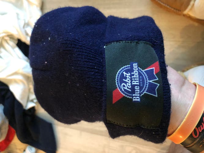 Pabst blue ribbon winter hat