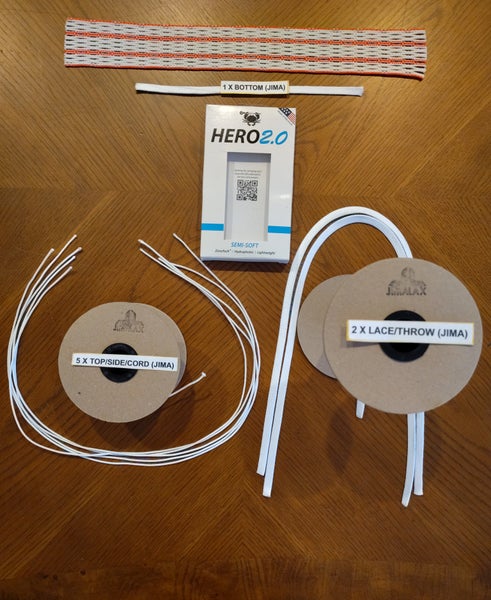 !FREE SHIPPING! (New) ECD Pink Striker Hero 2.0 Mesh (semi soft) W/Jimalax String Kit