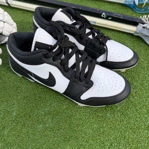 Black Men's Jordan Cleats Size M 11.5 (W 12.5) Adult Nike Low Top ( Barely Used)