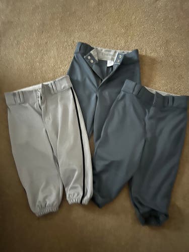 Gray Knickers Large Youth Champro Game Pants (Used)