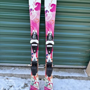Kid's Elan Lil Magic 100 cm Skis With Bindings (Used)