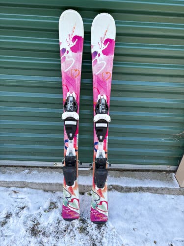Kid's Elan Lil Magic 100 cm Skis With Bindings (Used)