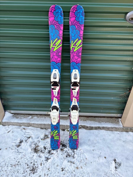 Kid's K2 Luv bug 112 cm Skis With Bindings (Used)