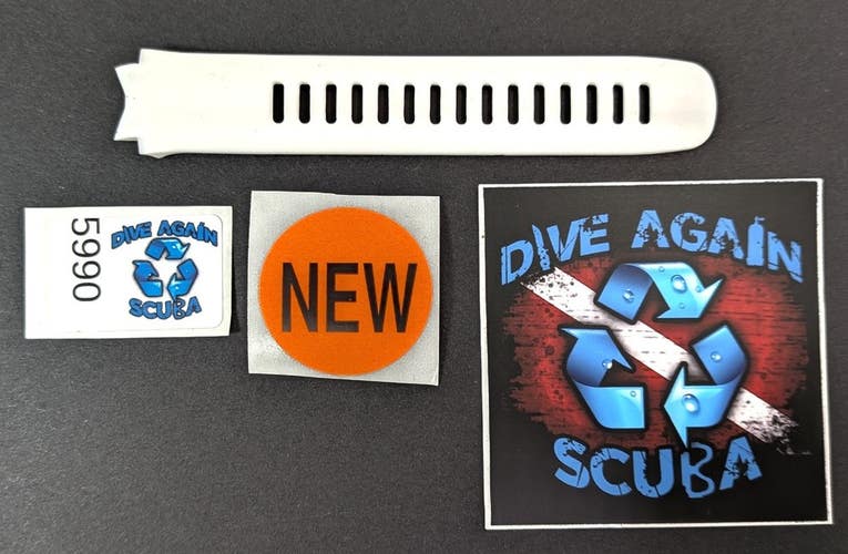 NEW OEM Genuine Oceanic OCL White Dive Computer Wrist Watch Strap Band Part