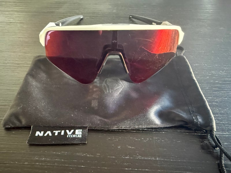 Oakley Sutro Lite Sweep White Prism Road Lenses Used)