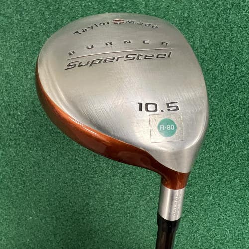 Taylormade Burner Supersteel 10.5 Golf Club Driver Right Handed Regular Flex