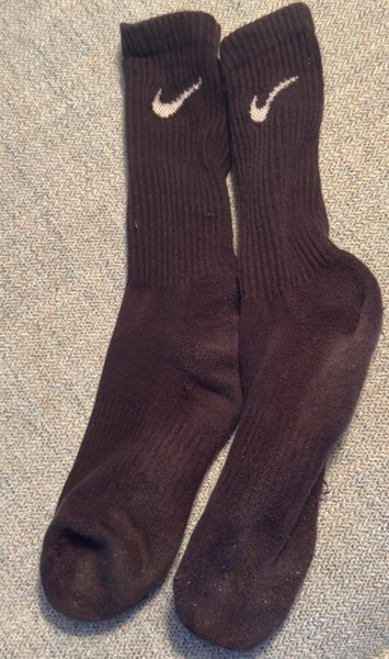 Black Men's Large Nike Socks (Used)