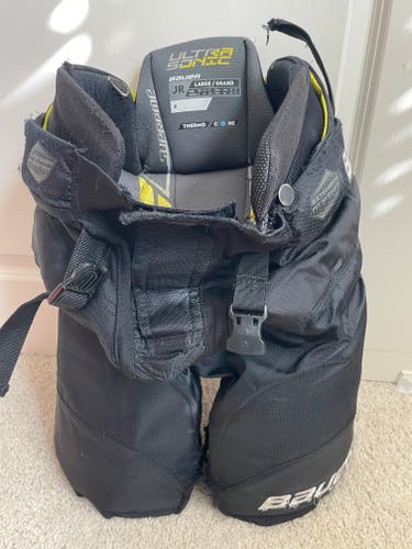 Junior Large Bauer Supreme Ultrasonic Hockey Pants (Used)