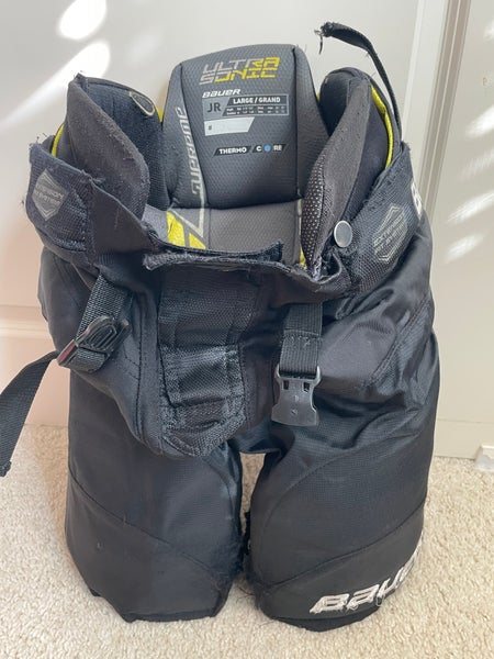 Junior Large Bauer Supreme Ultrasonic Hockey Pants (Used)
