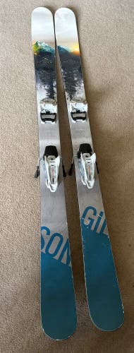 2024 Gilson Odyssey 173 cm All Mountain Skis With Marker Gyphon 13 Bindings (Used)