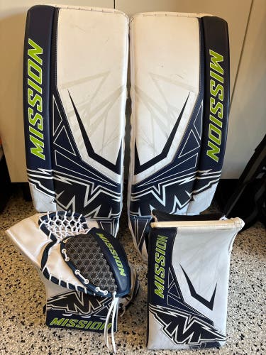 30" Mission Slyde 3.0 Regular Goalie Full Set (New)