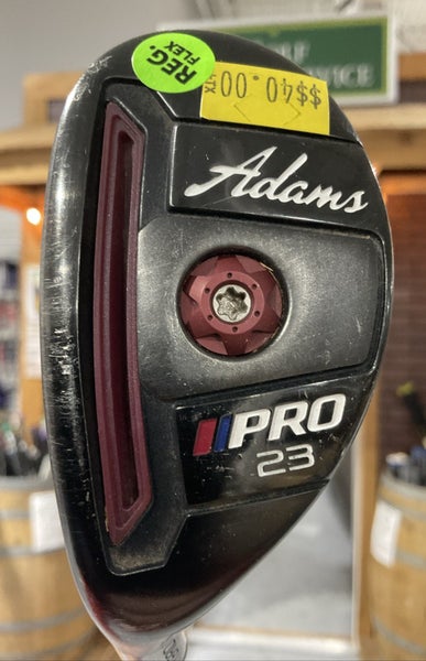 Adams PRO 23 #4 Hybrid 39" ALDILA Regular Flex Graphite Shaft Left-Handed USED