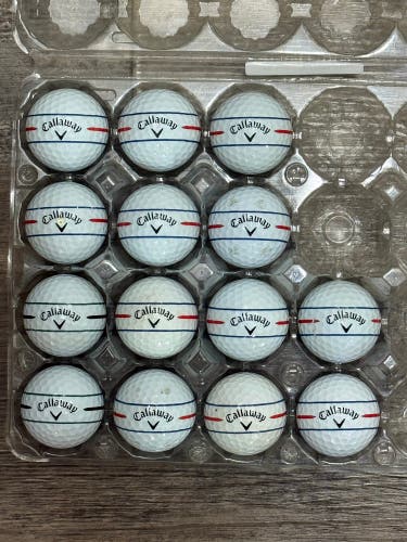 14 Callaway Chrome Soft 360 Triple Track Golf Balls