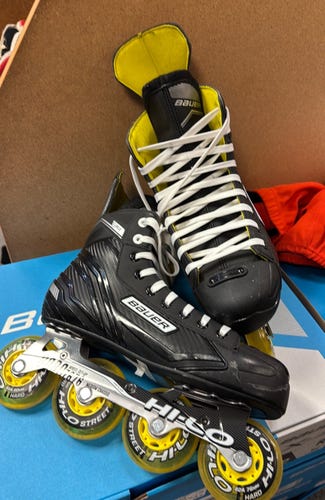 SR 8 Bauer RS (Used) Senior Size 8 Inline Skates roller skate roller blade hockey