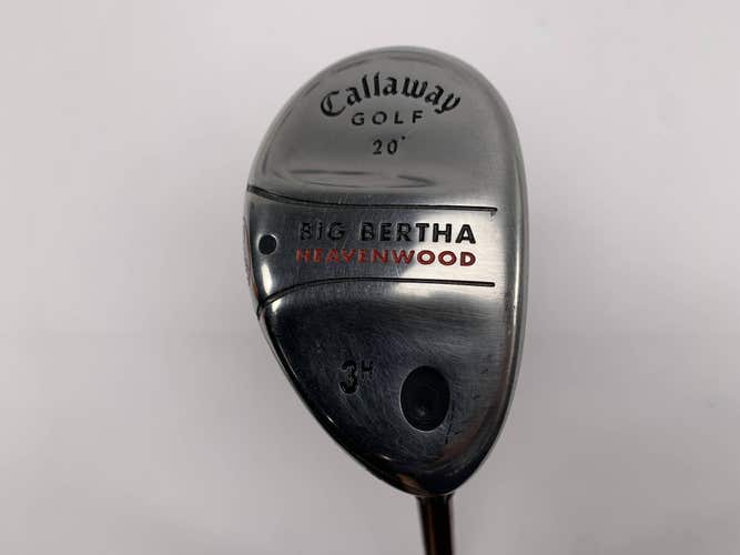 Callaway Big Bertha Heavenwood 3 Hybrid 20* RCH 75w Regular Graphite Mens RH