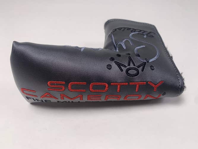 Titleist Scotty Cameron Super Select Blade Putter Grey Headcover HC NEW