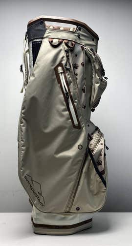 Sun Mountain Sync Ladies Golf Cart Bag Tan/Brown 14-Way Divide Strap Bag NEW