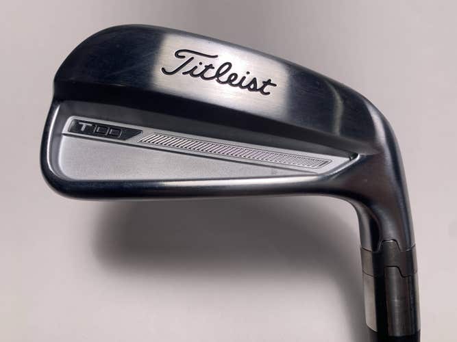 Titleist T100 2023 Single 7 Iron Fitter 4* UpAMT S300 Black Stiff Steel Mens RH