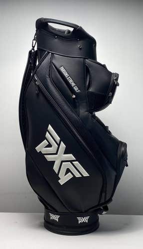 PXG Deluxe Cart Bag Black 6-Way Divide Single Strap Golf Bag NEW