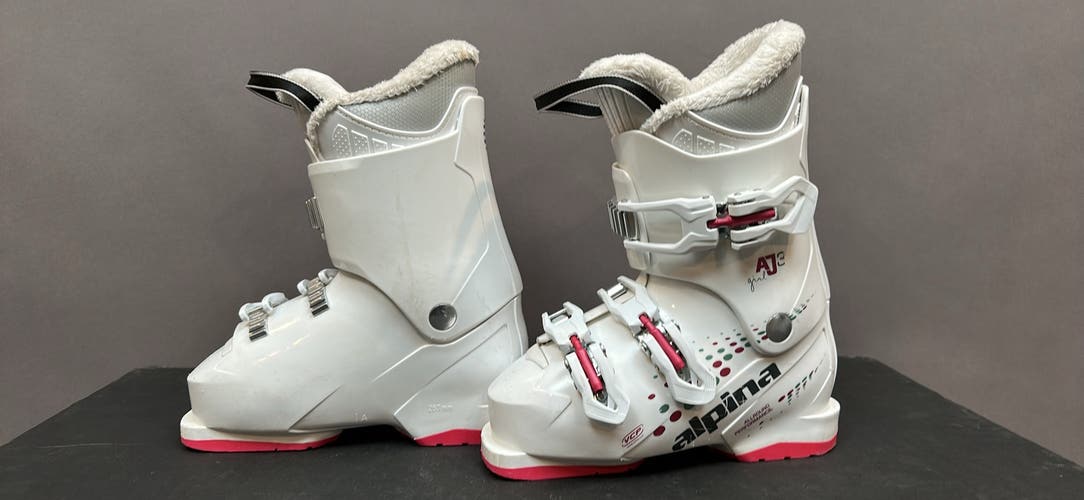 Mondo 22 & 22.5 Women's Alpina AJ3 All Mountain Ski Boots (Used)