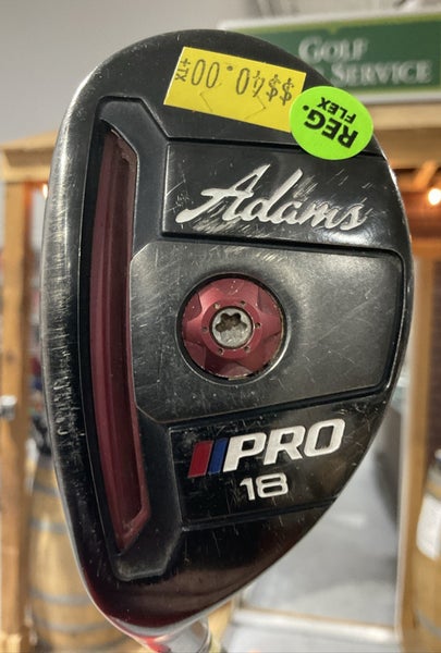 Adams PRO 18 #2 Hybrid 40" ALDILA Regular Flex Graphite Shaft Left-Hand USED