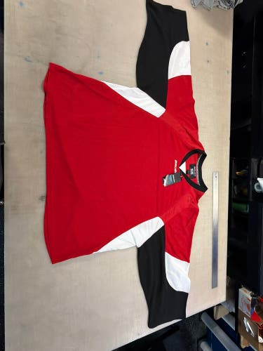 Red Goalie Cut Men's Bauer Jersey (New)