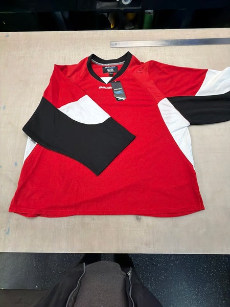 Red Goalie Cut Men's Bauer Jersey (New)