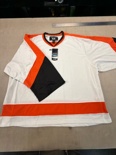 White Goalie Cut Men's Bauer Jersey (New)