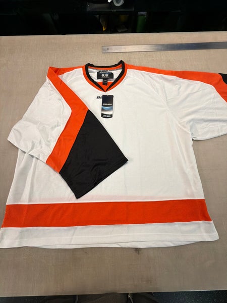 White Goalie Cut Men's Bauer Jersey (New)
