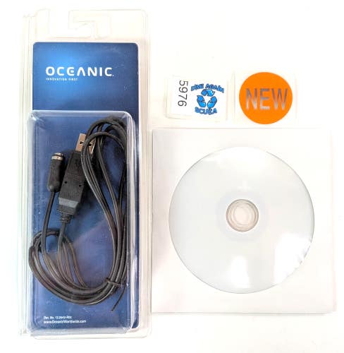 Oceanic DC V4 for: OCS, OCI, F11 Dive Computer Data Download Interface Cable USB