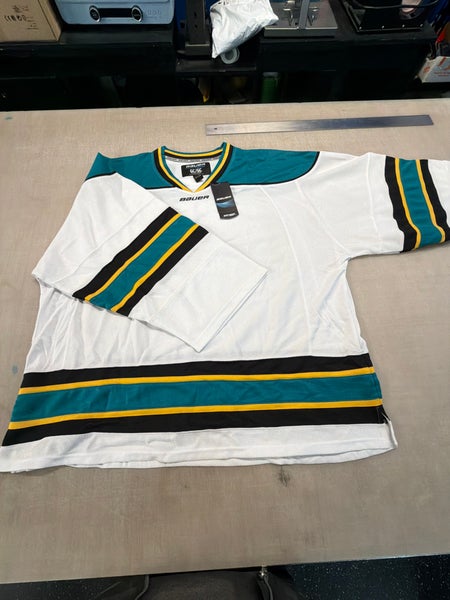 White Goalie Cut Men's Bauer Jersey (New)