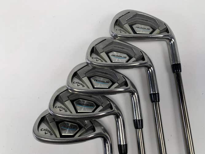 Callaway Rogue Iron Set 7-PW+AW UST Mamiya Recoil ES 760 F3 Regular Graphite RH