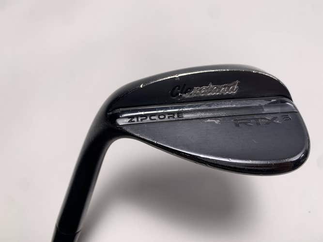 Cleveland RTX 6 ZipCore Black Satin Sand Wedge 54*10 Catalyst Black Spinner LH