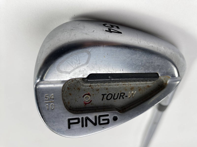 Ping Tour-W Brushed Silver 54* 10 Bounce W-Grind Black Dot AWT Stiff Steel RH