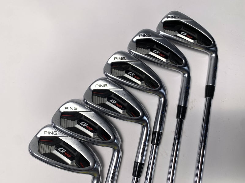 Ping G410 Iron Set 5-PW Blue Dot AWT 2.0 Regular Steel Mens RH Midsize Grips