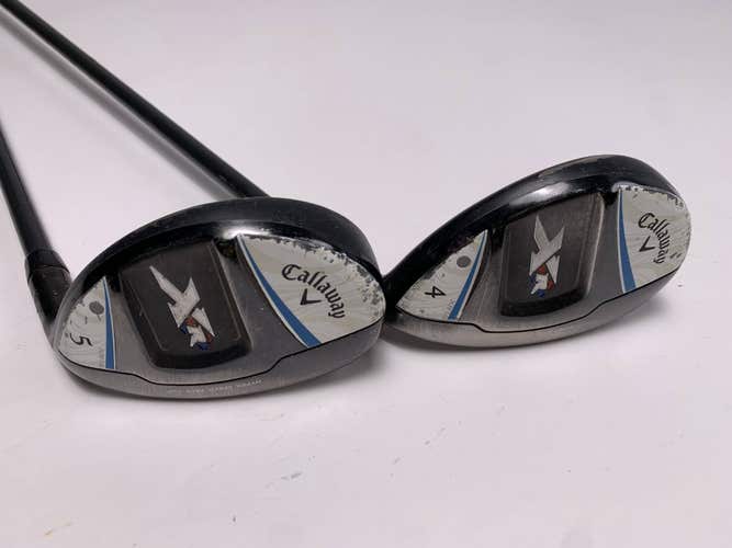 Callaway XR OS 4 & 5 Hybrid Set 24* 27* Bassara 50x5ct 50g Ladies Womens RH