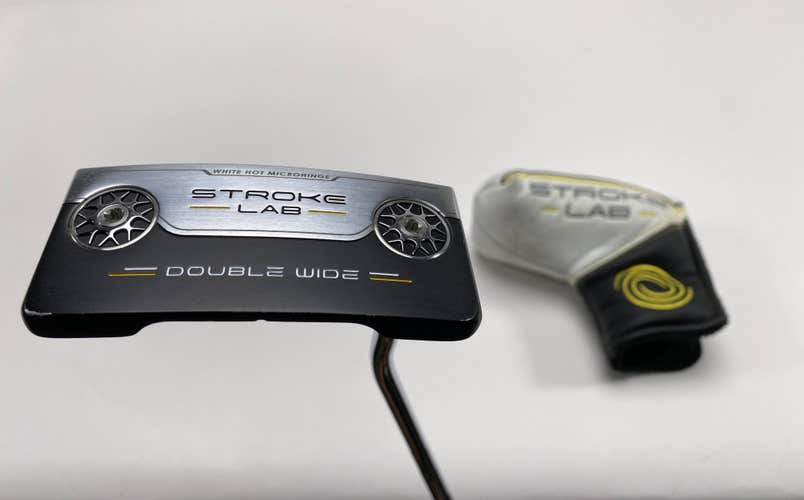 Odyssey Stroke Lab Double Wide Putter 34" SuperStroke Pistol GT 2.0 Mens RH HC